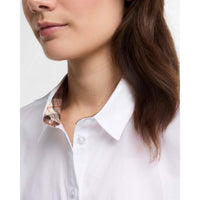 White/Light Muted Tartan COLLAR