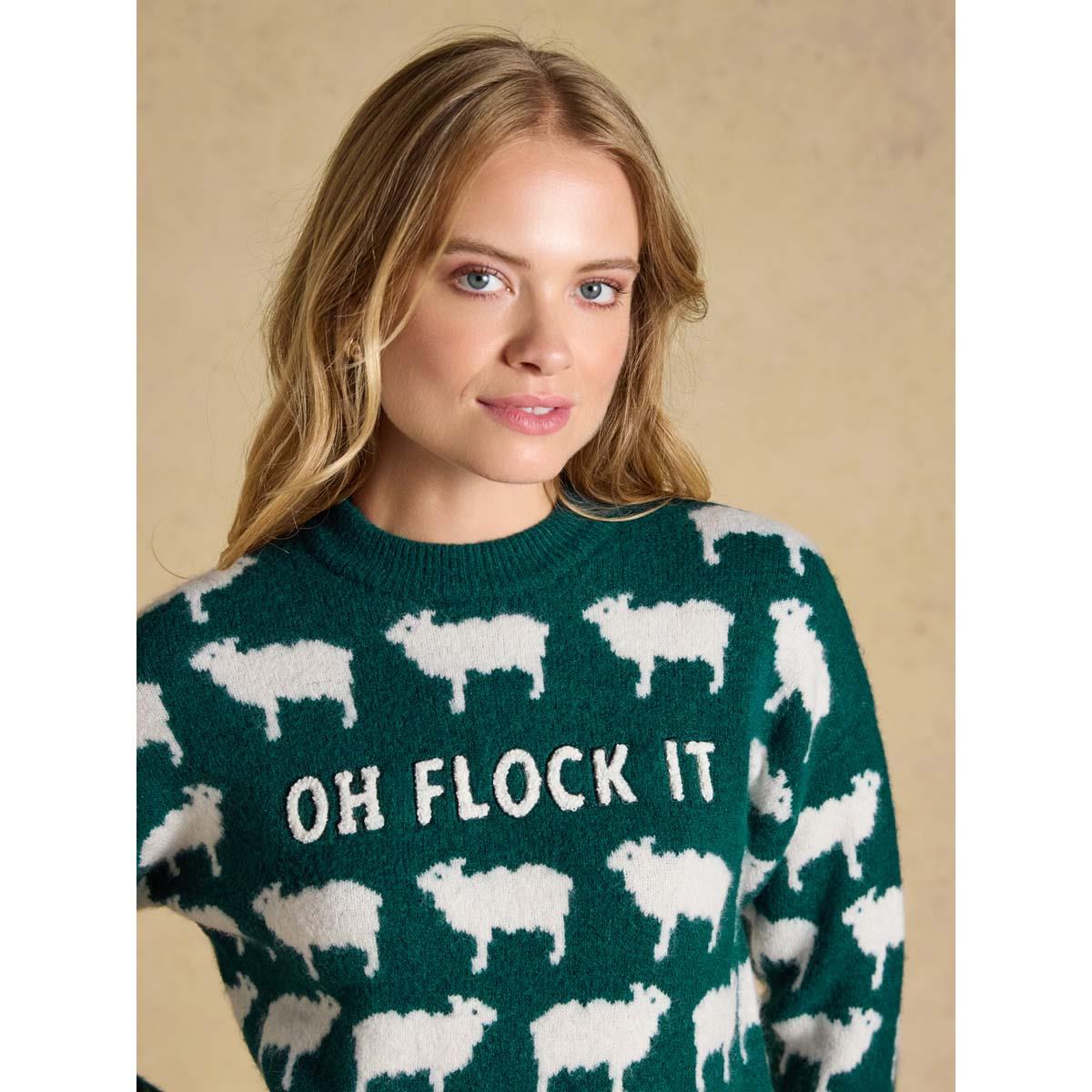Joules Womens Flock Knit Jumper