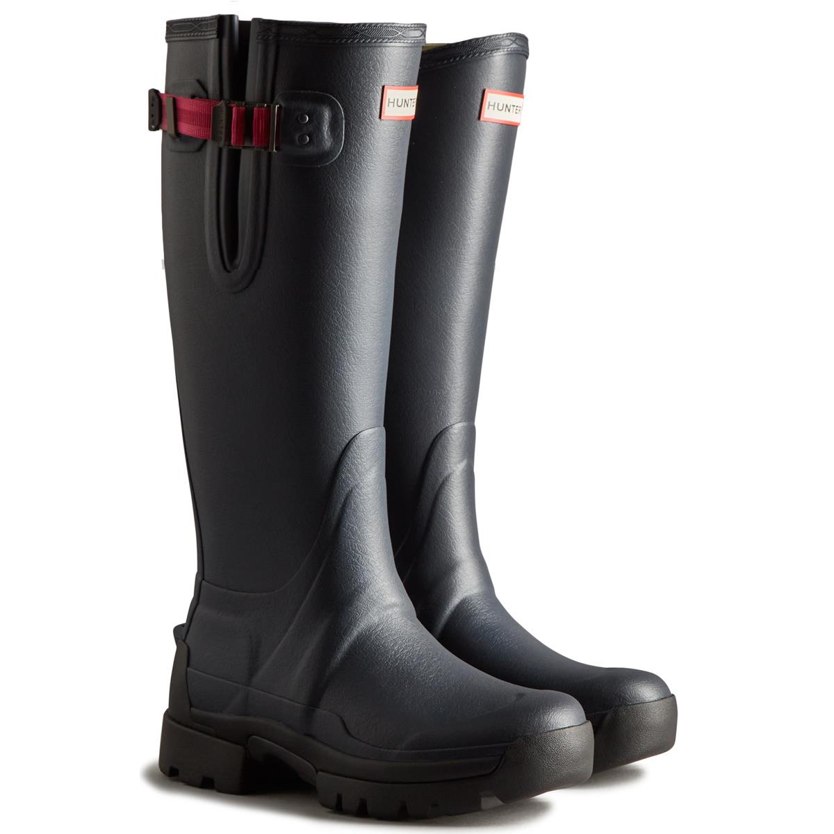 Hunter Womens Balmoral Adjustable Tech Sole Wellington Boots