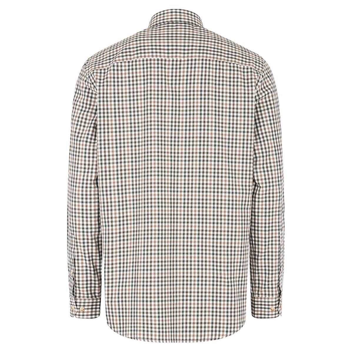 Hoggs Of Fife Mens Garvock Cotton Twill Herringbone Check Shirt