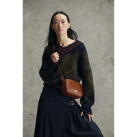 Barbour Womens Daphne Mini Leather Crossbody Bag