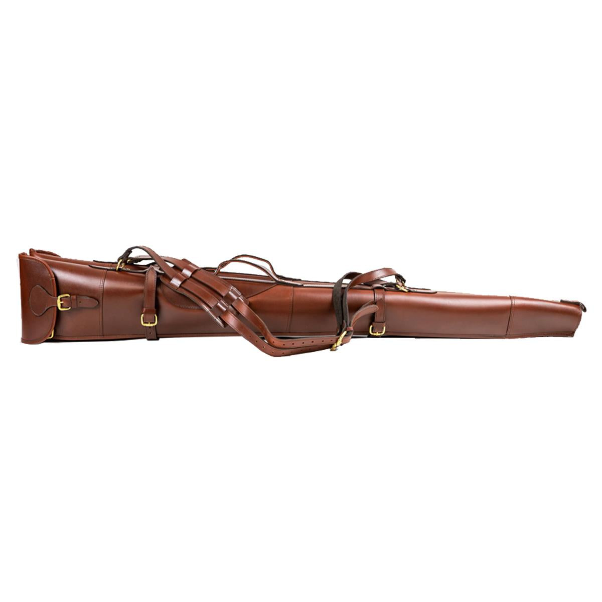 Teales Premier Leather Double Gun Slip Buckle & Flap