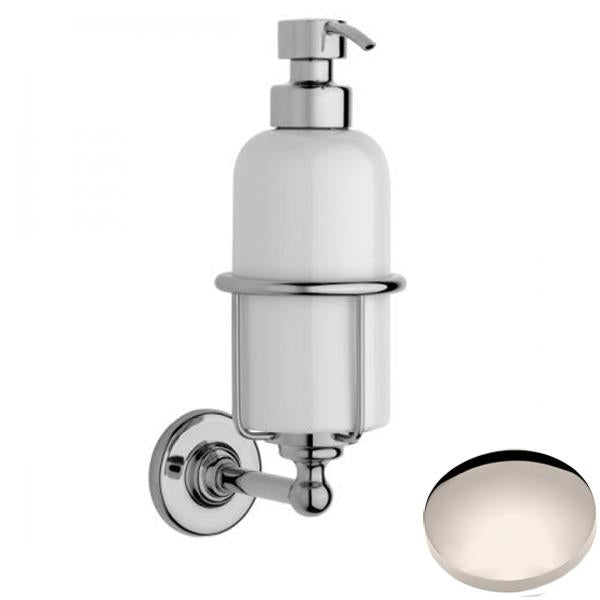 Polished Nickel Samuel Heath Antique Liquid Soap Dispenser N4347