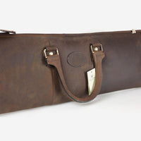Teales Devonshire Leather Travel Slip Zip Around 30 Inch