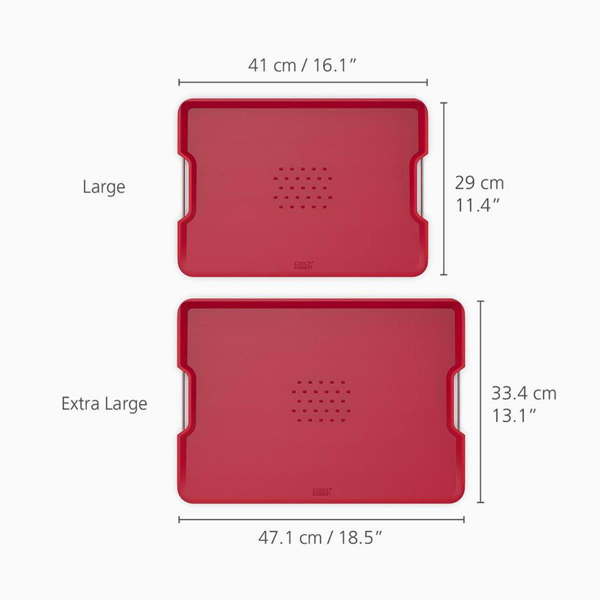 Joseph Joseph Cut & Carve Plus Chopping Board Size Guide