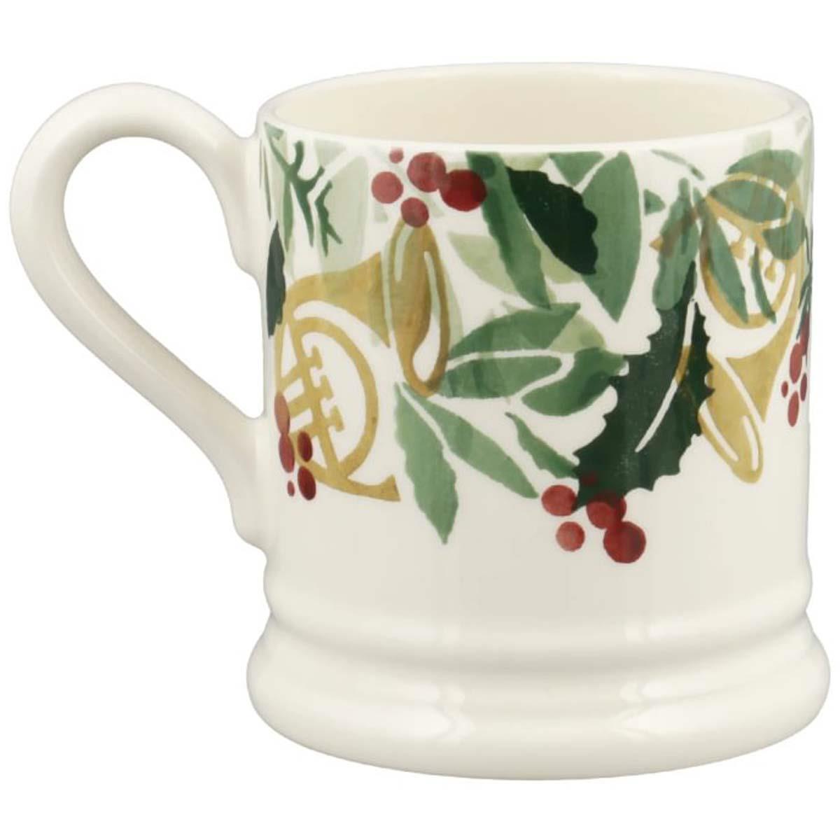 Emma Bridgewater Christmas Bring in the Green Half Pint Mug