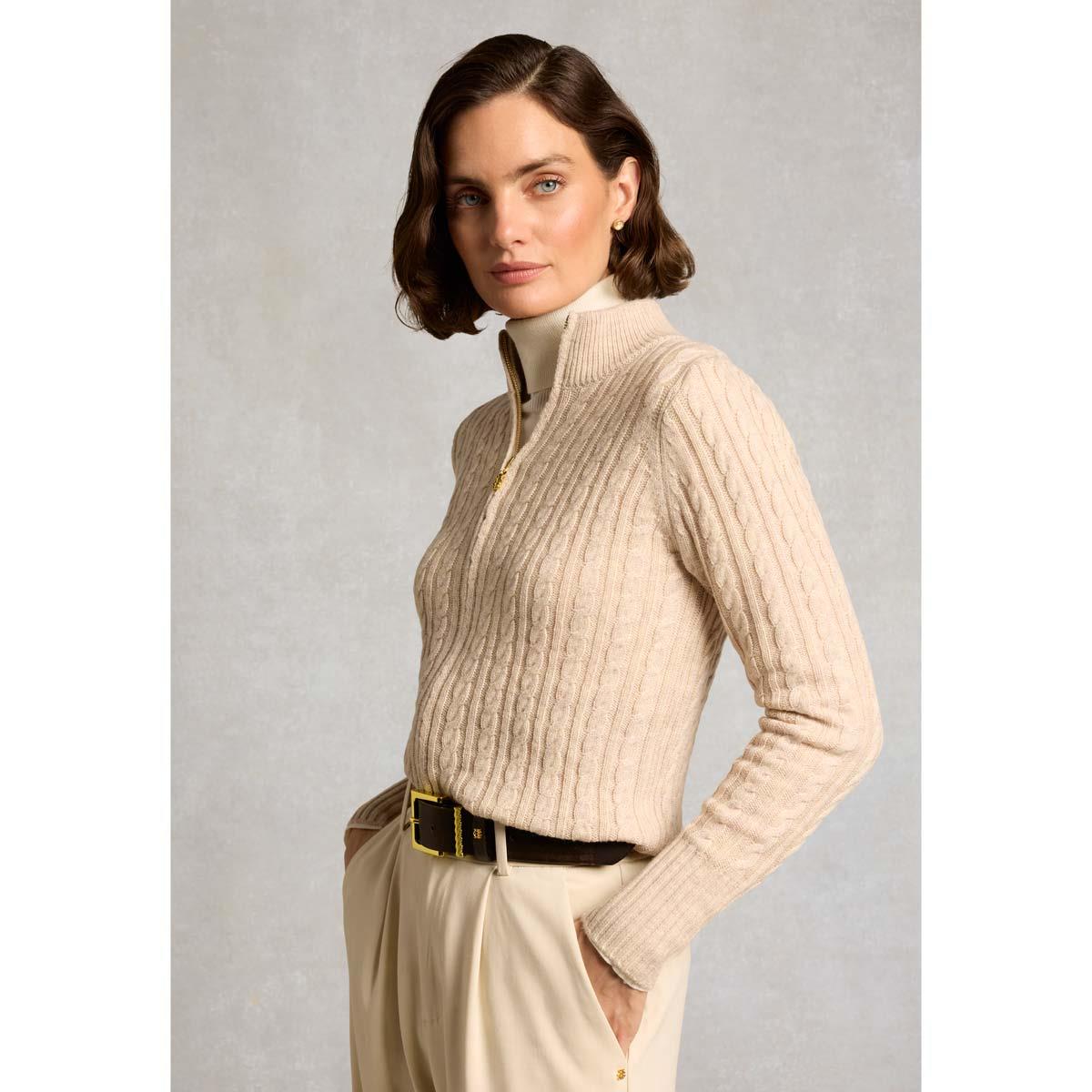 Holland Cooper Womens Tacoma Zip Through Cardigan