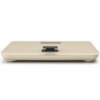 Soft Beige Brabantia Battery Free Bathroom Scale Side