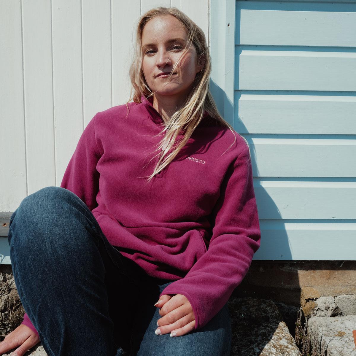 Very Berry Musto Womens Classic Fleece Lifestyle