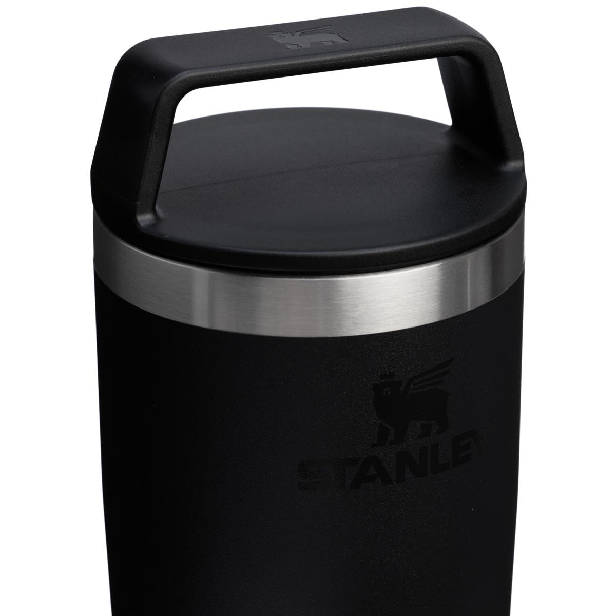 BLACK Stanley The Cafe-To-Go Travel Mug 0.47L HANDLE