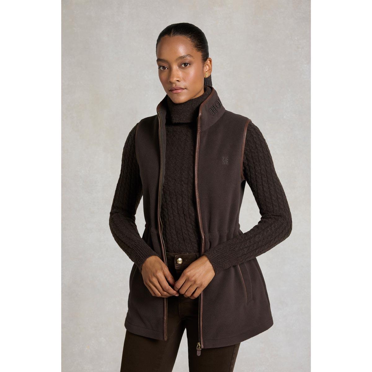 Holland Cooper Womens Country Longline Fleece Gilet