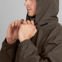 Pine Green Seeland Mens Taxus Rain Set Hood