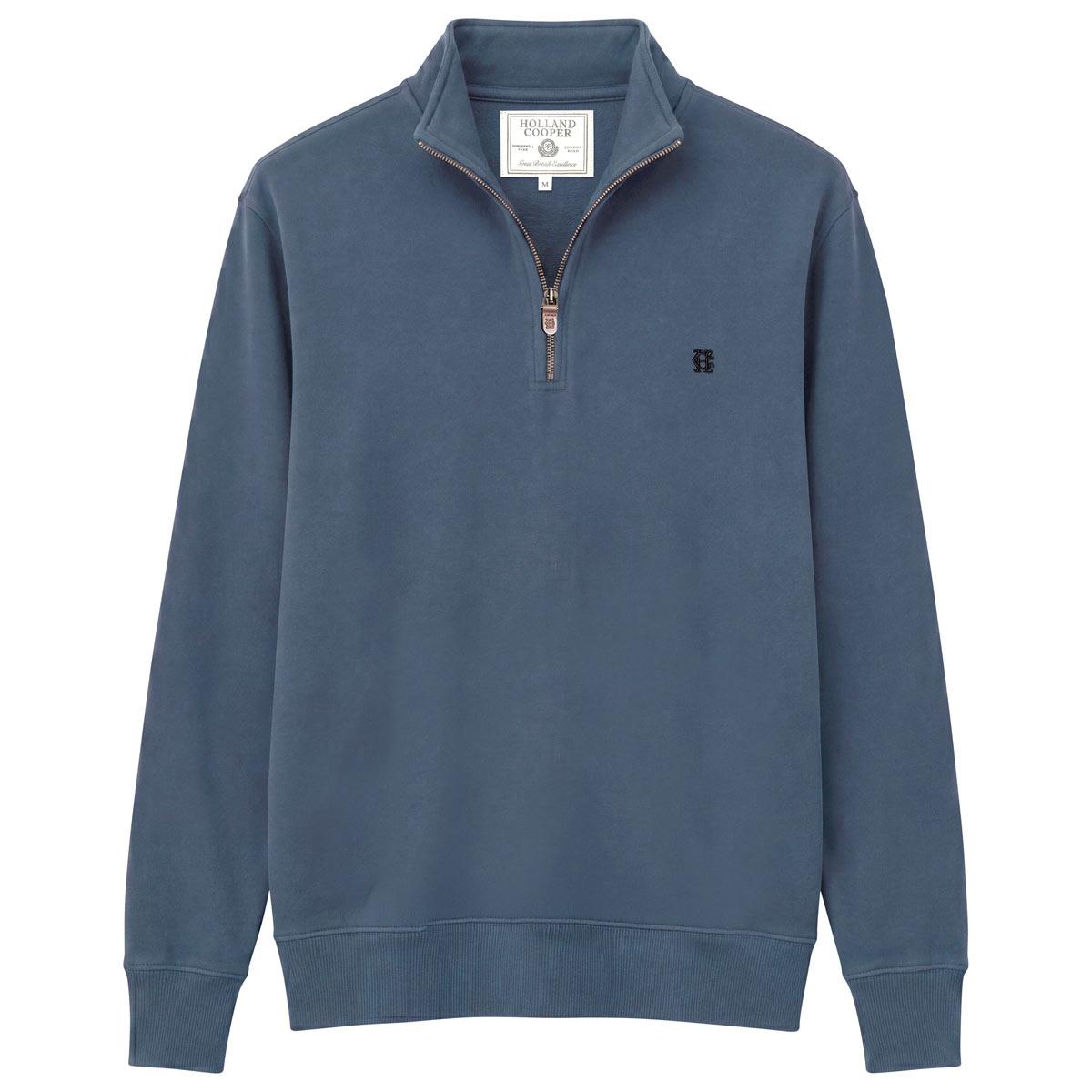 Holland Cooper Mens Classic Quarter Zip Sweatshirt