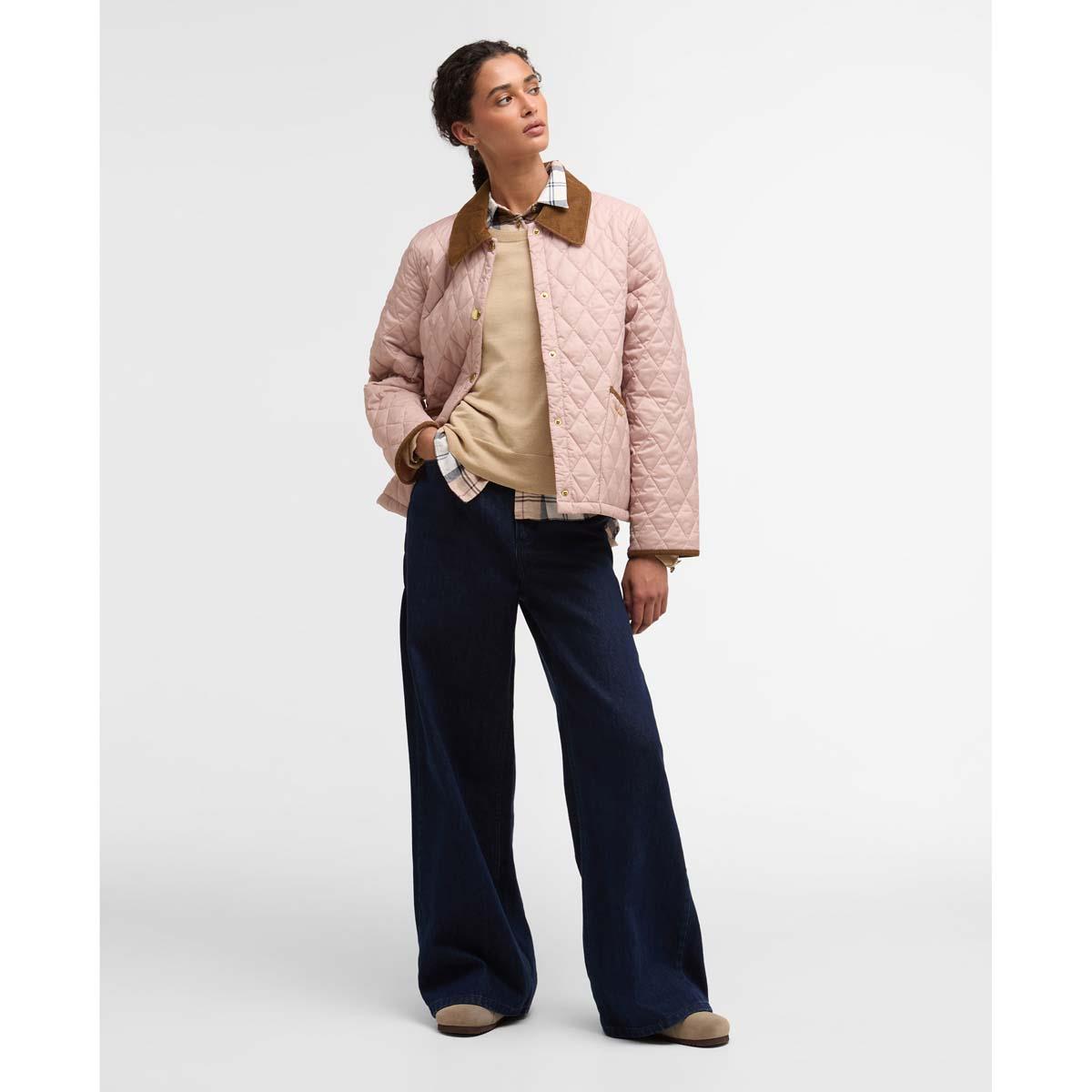 Barbour Womens Icons Cropped Liddesdale Quilted Jacket