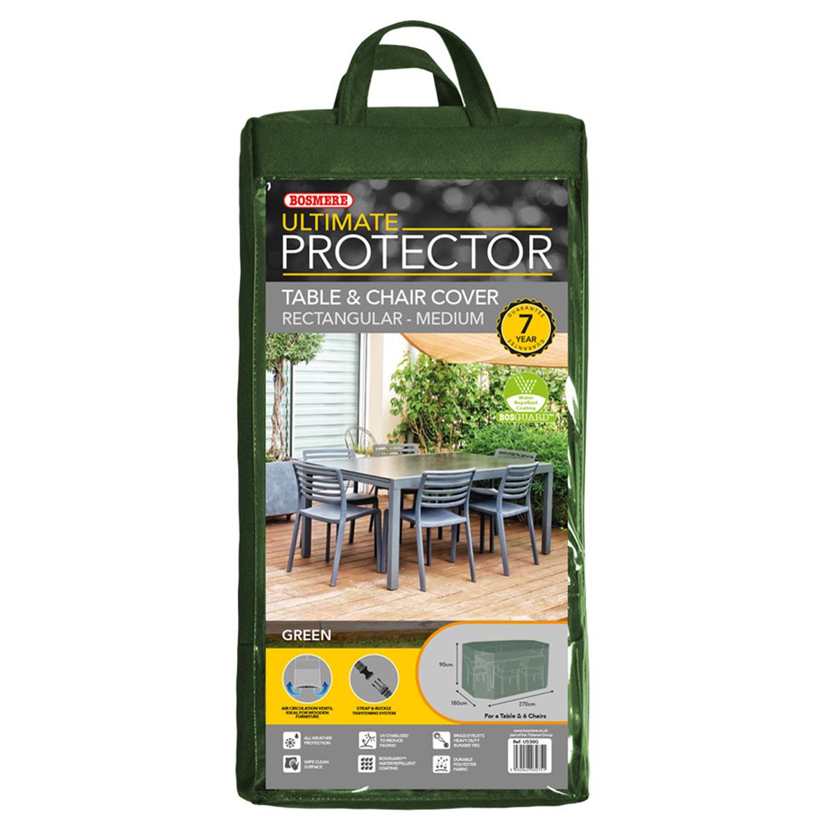 Bosmere Ultimate Protector Rectangular Patio Set