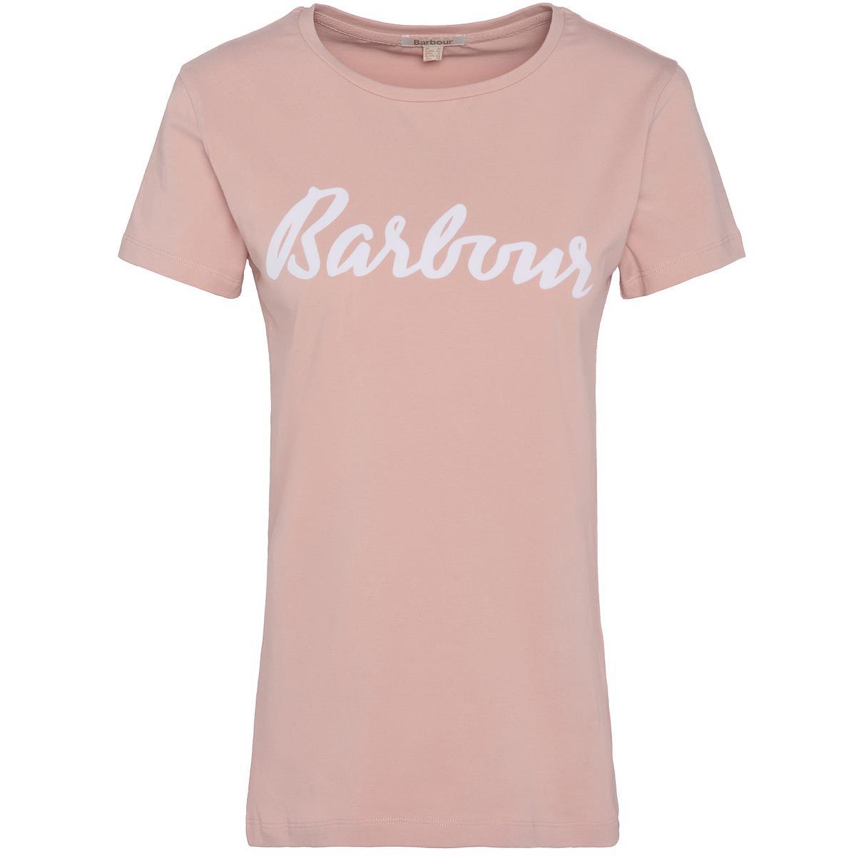 Misty Rose Barbour Womens Otterburn Tee
