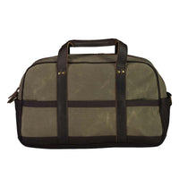 Taupe Swanndri Kingston Canvas Overnighter Back