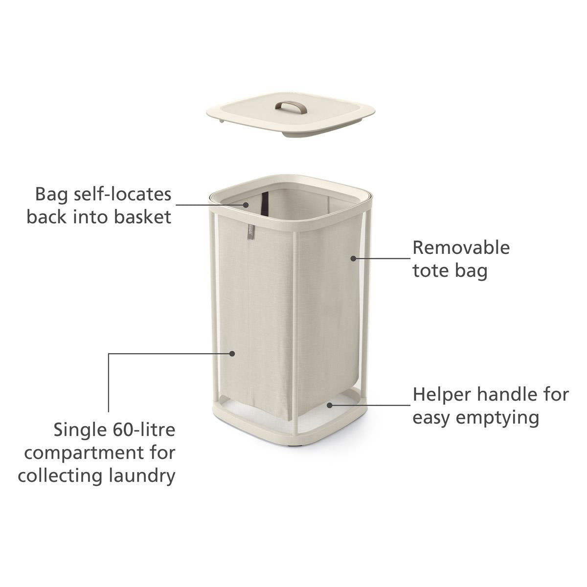 Joseph Joseph Tota One 60-Litre Laundry Basket