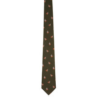 Forest French Partridge Schoffel Mens Ashford Silk Tie