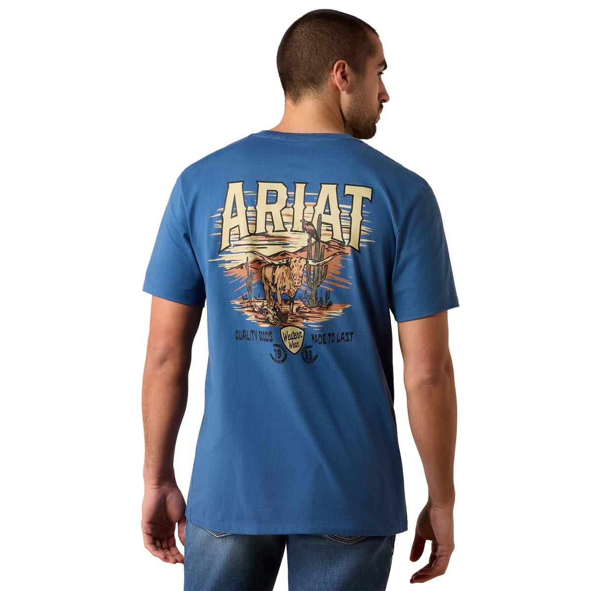 Ariat Mens Lone Longhorn T-Shirt