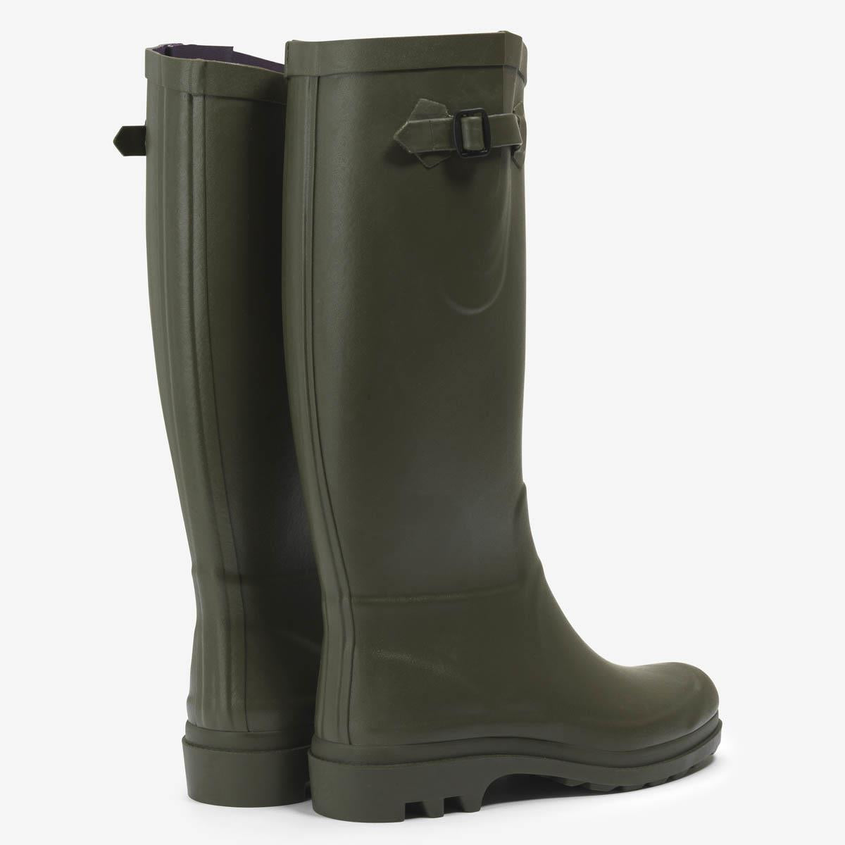Kahki Aigle Womens Aiglentine II Wellingtons Back
