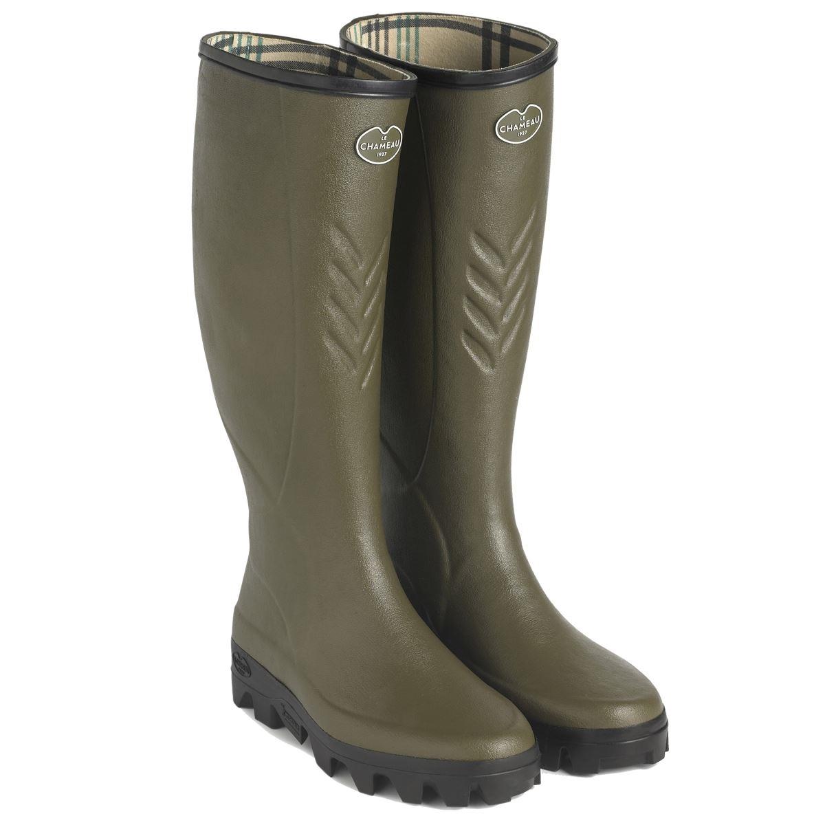 Le Chameau Ceres Jersey Boot Vert Chameau