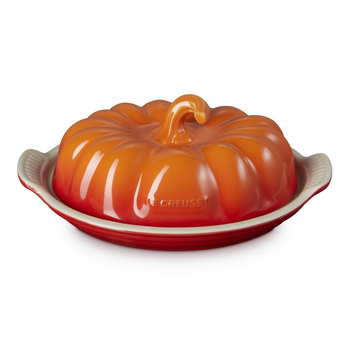 Le Creuset Stoneware Pumpkin Butter Dish