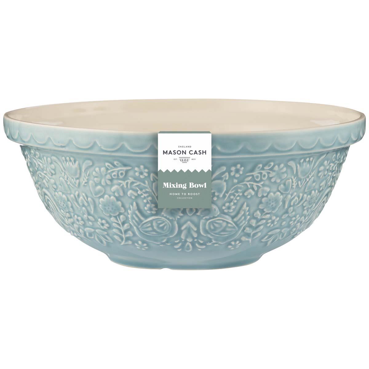 Mason Cash Home To Roost S18 Blue Mixing Bowl