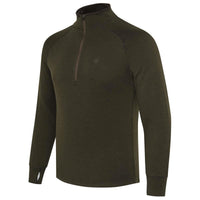 Green Moss Beretta Mens Glider Merino Half Zip Sweater