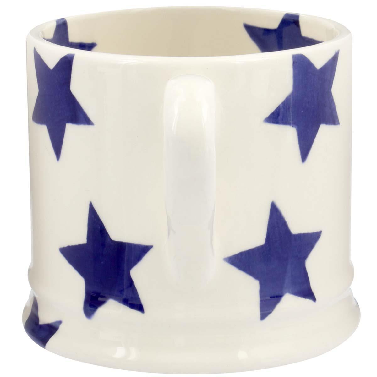 Emma Bridgewater Blue Star Small Mug BACK