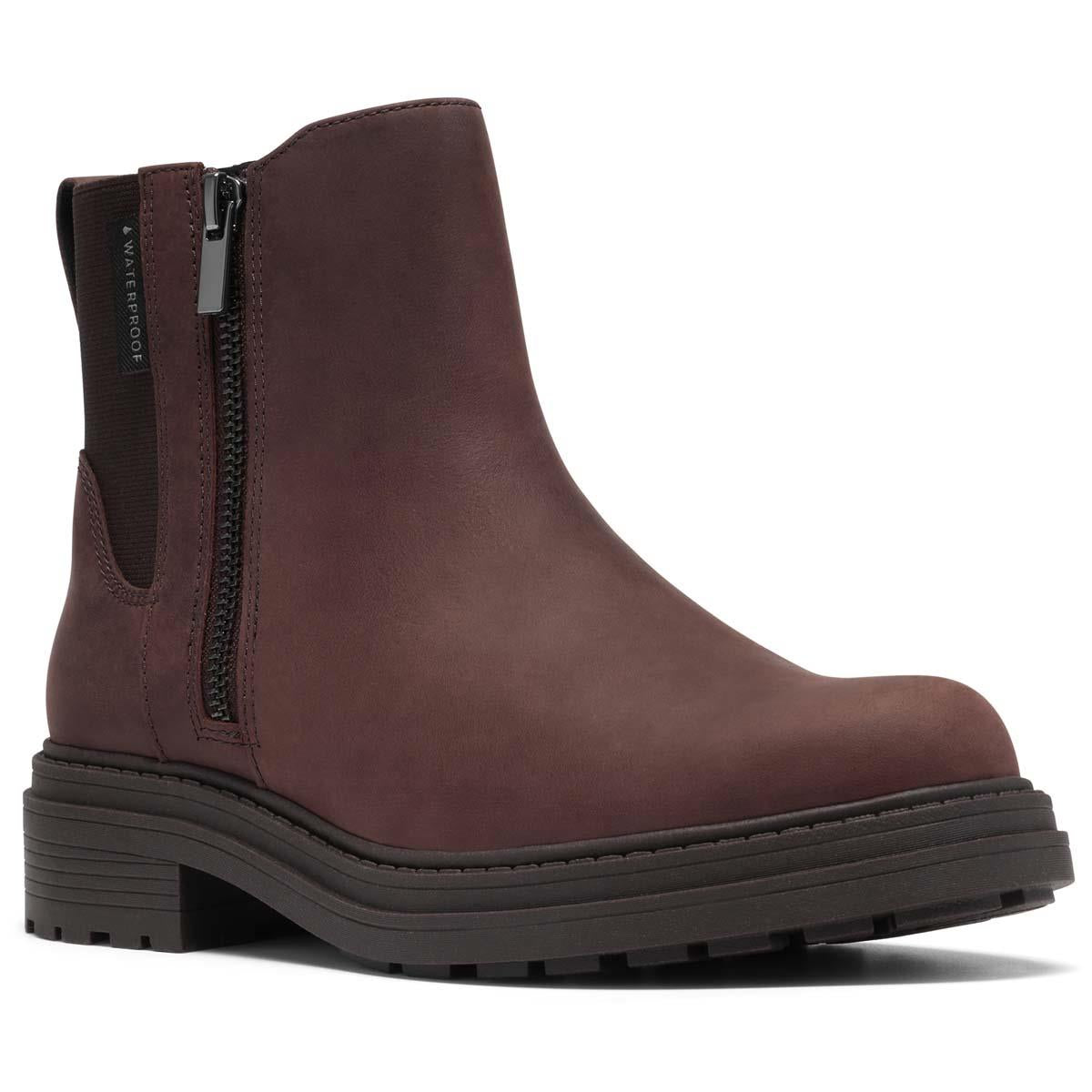 Clarks Womens Orinoco3 Zip Waterproof Boots