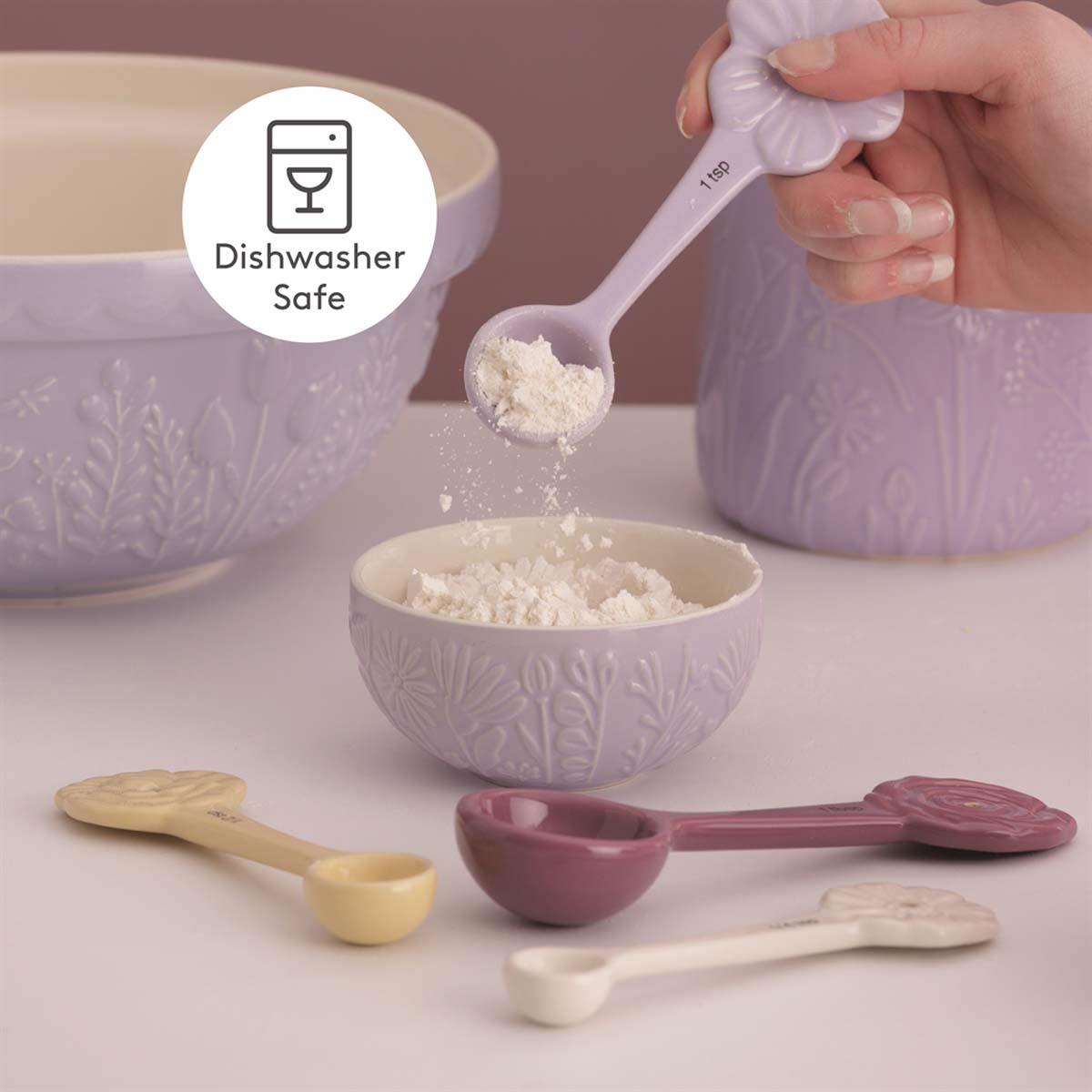 Mason Cash In The Meadow Set of 4 Measuring Spoons INFO2