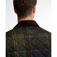 Classic Tartan Barbour Mens Icons Tartan Heritage Liddesdale Quilted Jacket Back