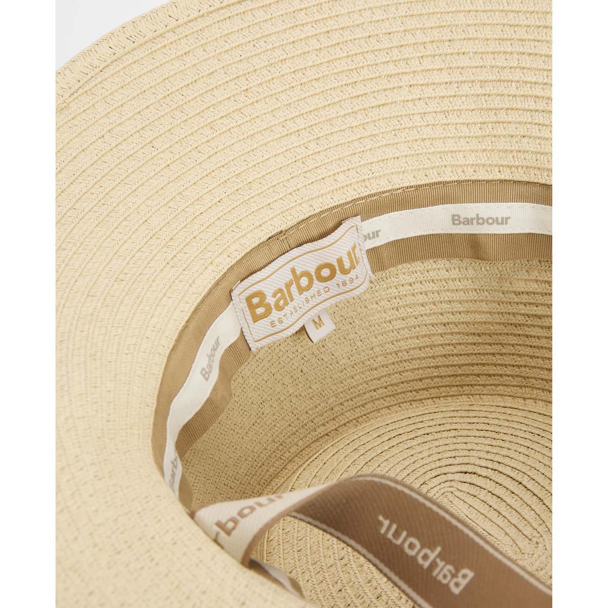 Natural Barbour Womens Polly Braid Bucket Hat Inner