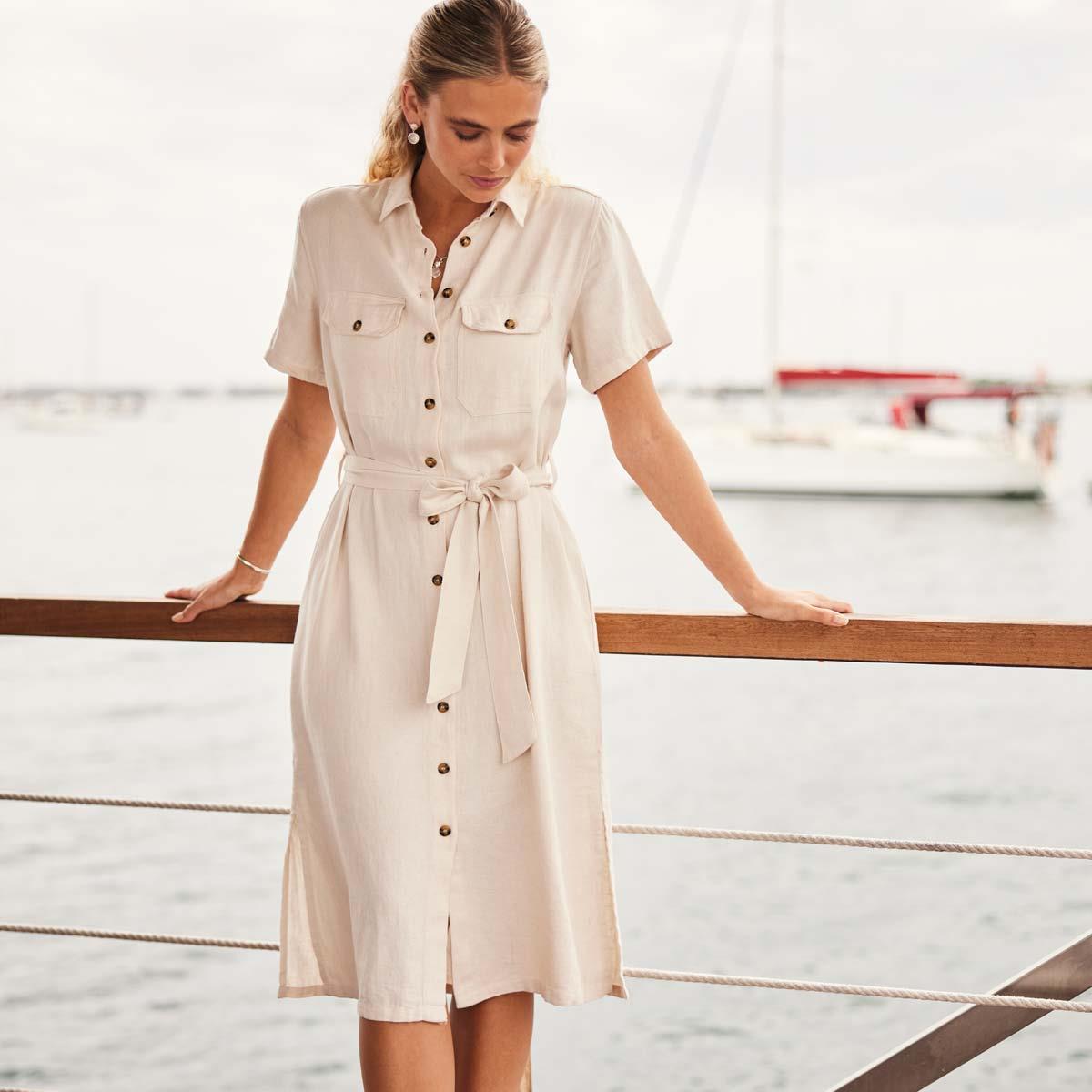 Schoffel Womens Daisy Linen Dress