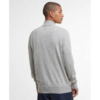 Barbour Mens Waterbury Half ZIp Sweater back model