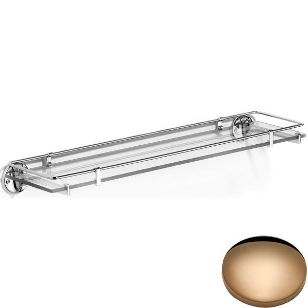 Samuel Heath Curzon Glass Shelf With Fixed Rail N2113/N2114