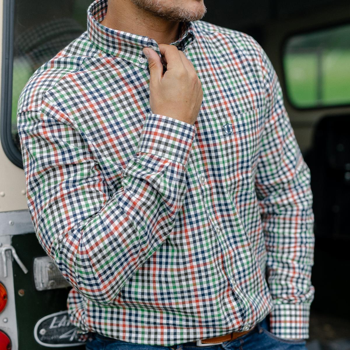 Albert and Maurice Mens Dormington Check Shirt
