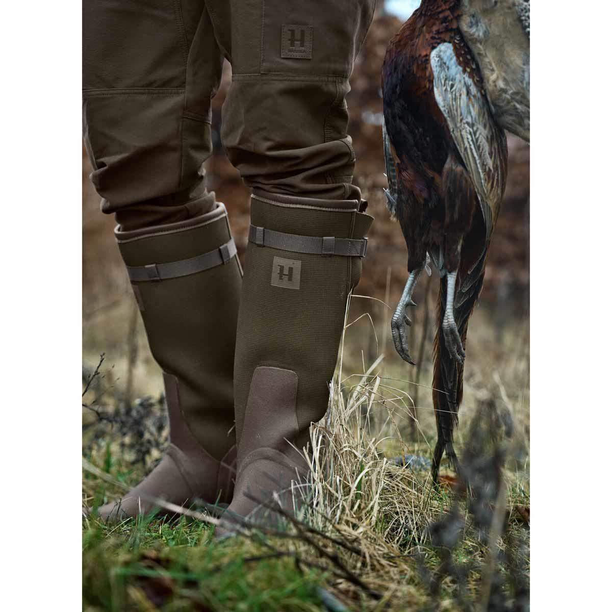 Harkila Mens Forester Textile Rubber Boot