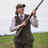 Moss Green Seeland Womens Hillside Harriet Waistcoat Lifestyle