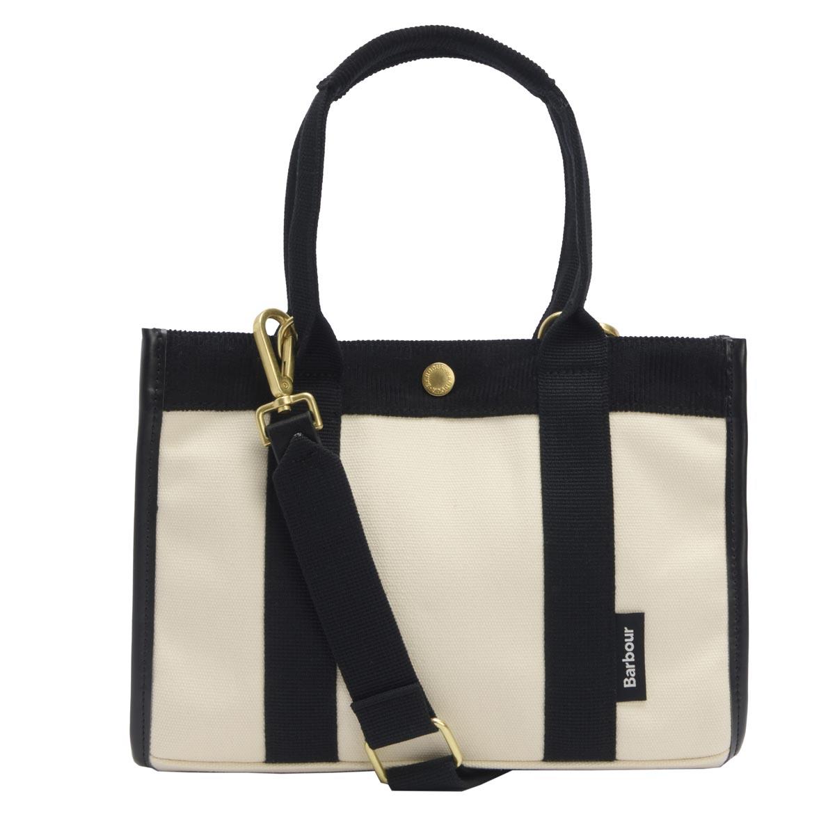 Ecru Barbour Selena Mini Tote/Crossbody Bag flat