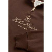 Holland Cooper Womens Essential Relaxed Quarter Zip Sweatshirt