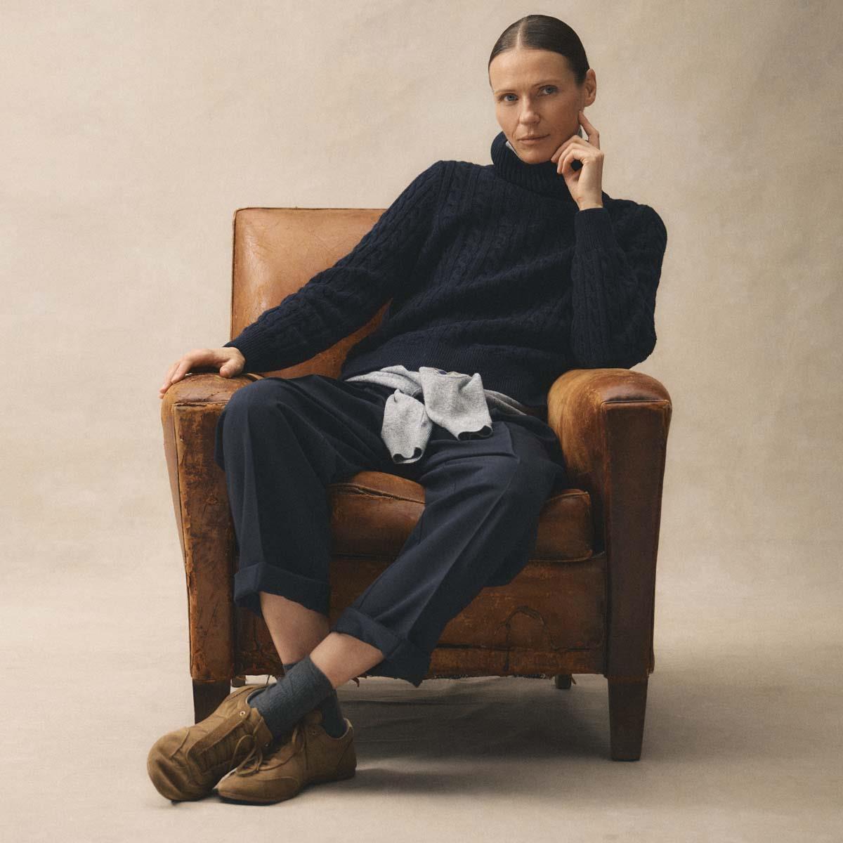 Barbour Womens Ambleside Cable Knitted Jumper