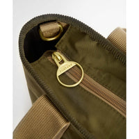 Dusky Green Barbour Mini Mya Tote Bag Zipper