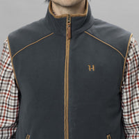 Dark Navy Harkila Mens Sandhem 200 Waistcoat ls2