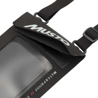 Black Musto Waterproof Phone Case logo