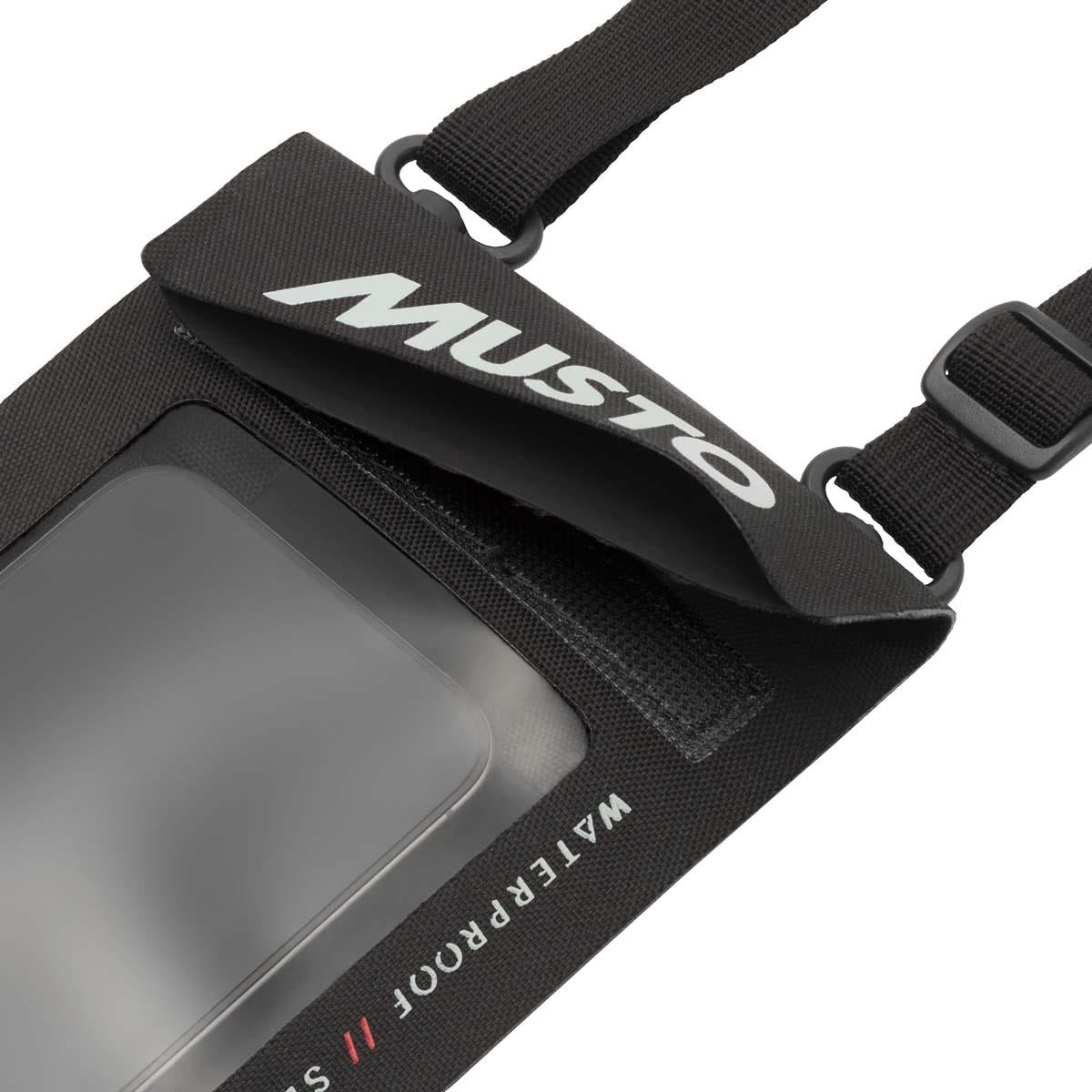 Black Musto Waterproof Phone Case logo
