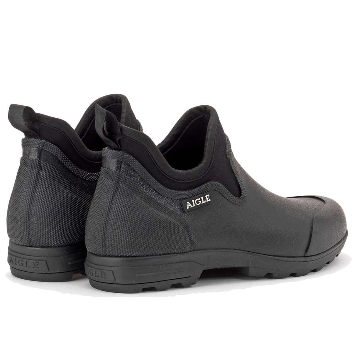 Noir Aigle Unisex Lessfor Plus Rubber Shoes Back