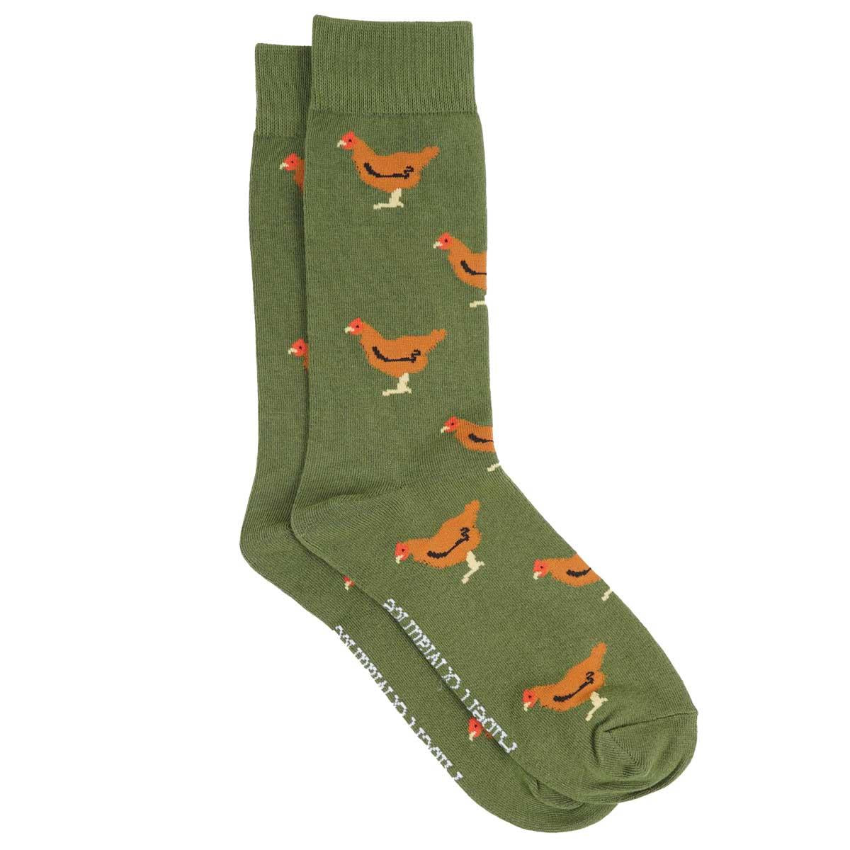 Albert and Maurice Mens Chicken Socks