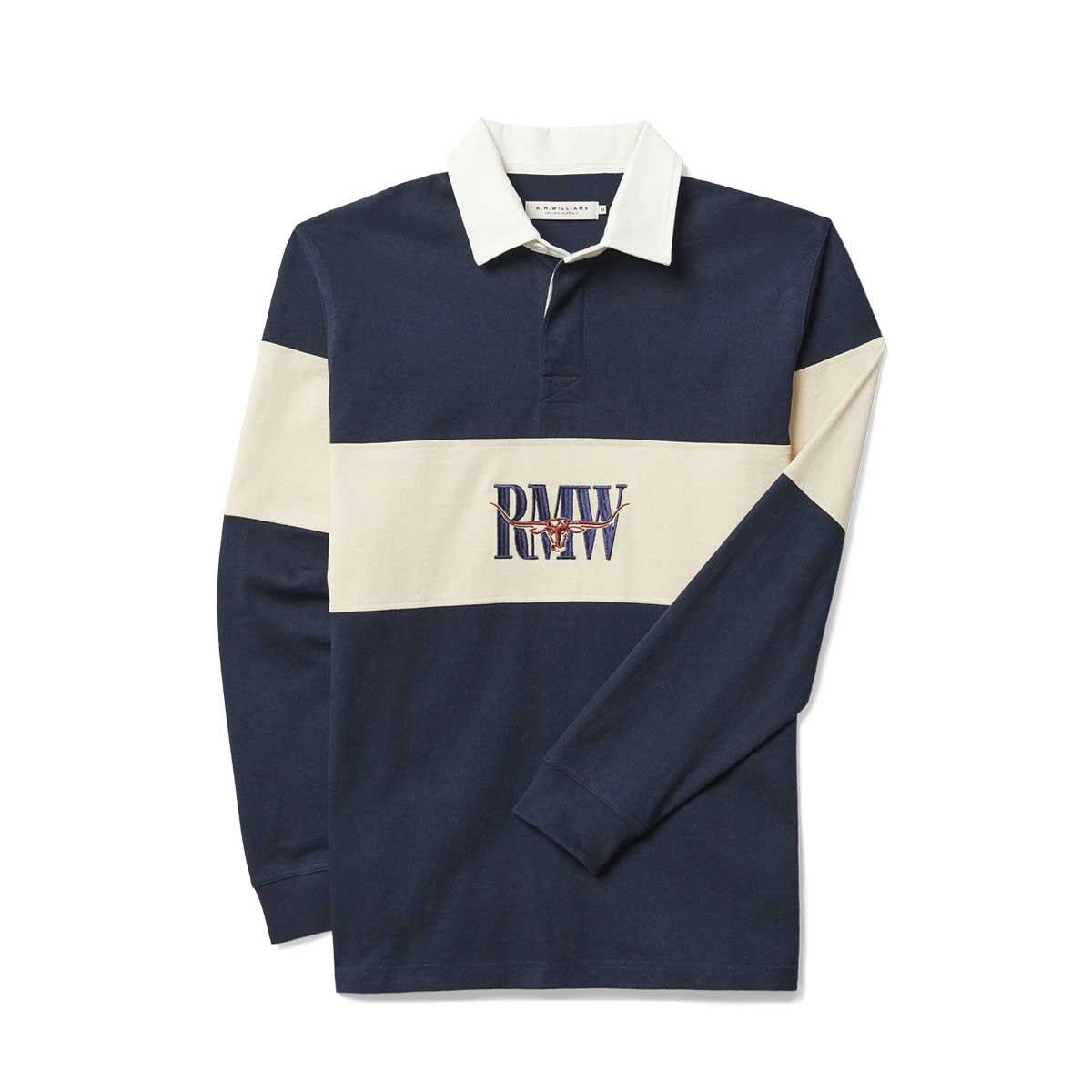 R.M. Williams Mens Heritage Rugby Top